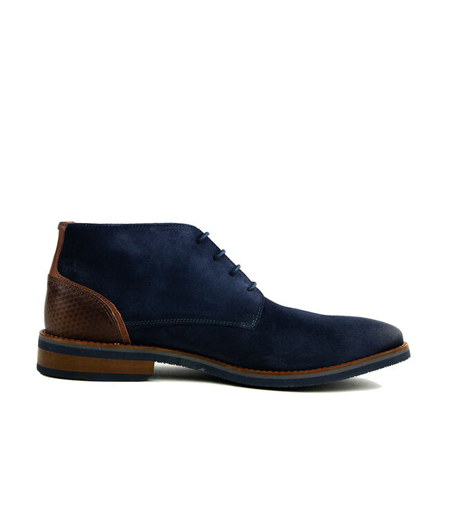 Van Lier Hoge Veter Amalfi Navy Blauw Suede