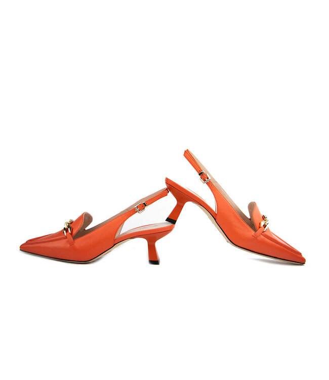 Eva Luna Slingback Arancia Nappa