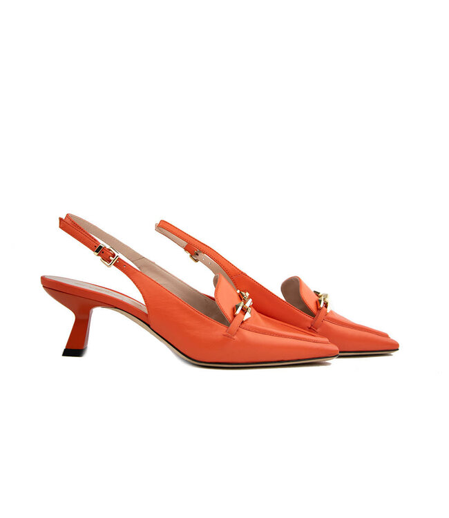 Eva Luna Slingback Arancia Nappa