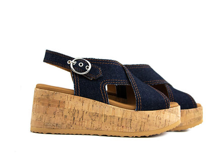 Via Vai Via Vai Sandaal Sissel Capri Studio Blue Via Vai Via Vai Sandaal Sissel Capri Studio Blue