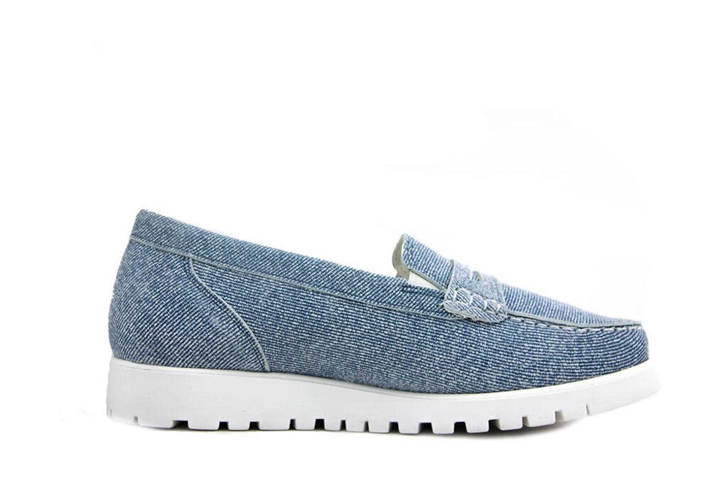 Waldläufer Waldlaufer Loafer Hegli Jeansleder Denim