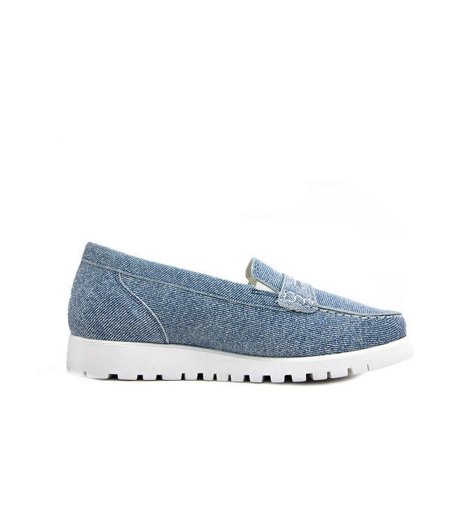 Waldlaufer Loafer Hegli Jeansleder Denim