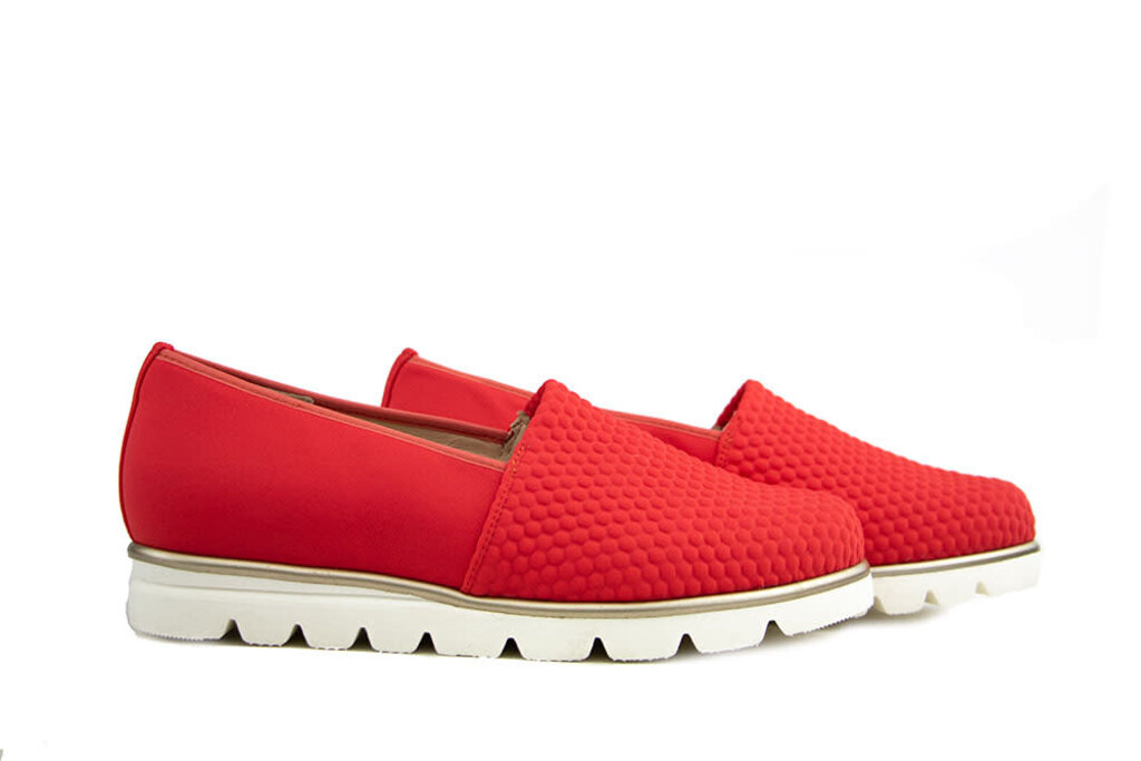 Hassia Hassia Loafer Koralle Hexagon Stretch Pisa