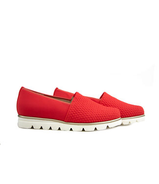 Hassia Hassia Loafer Koralle Hexagon Stretch Pisa G