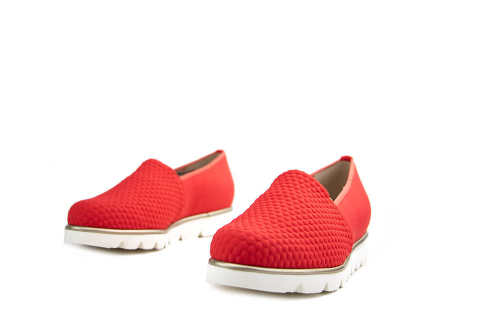 Hassia Hassia Loafer Koralle Hexagon Stretch