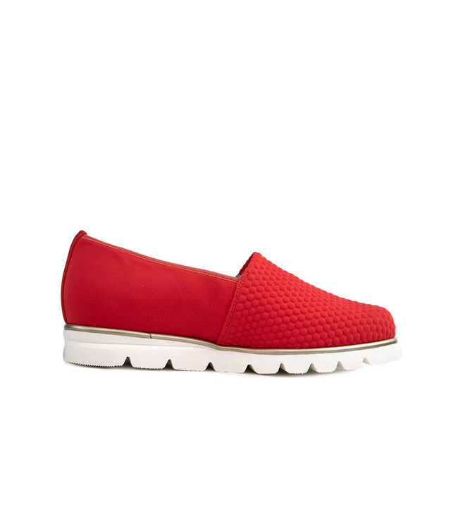 Hassia Loafer Koralle Hexagon Stretch Pisa