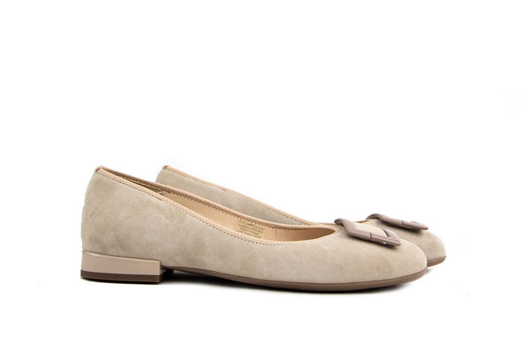 Ara Ara Ballerina Sand Suede