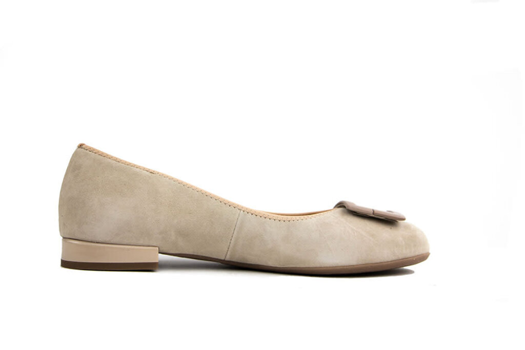 Ara Ara Ballerina Sand Suede