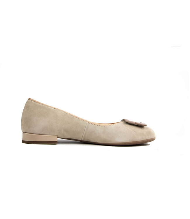 Ara Ballerina Sand Suede