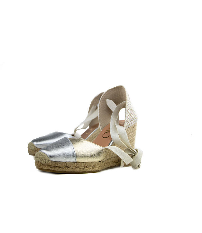 Gaimo Espadrille Yasmin Odin Silver Gold