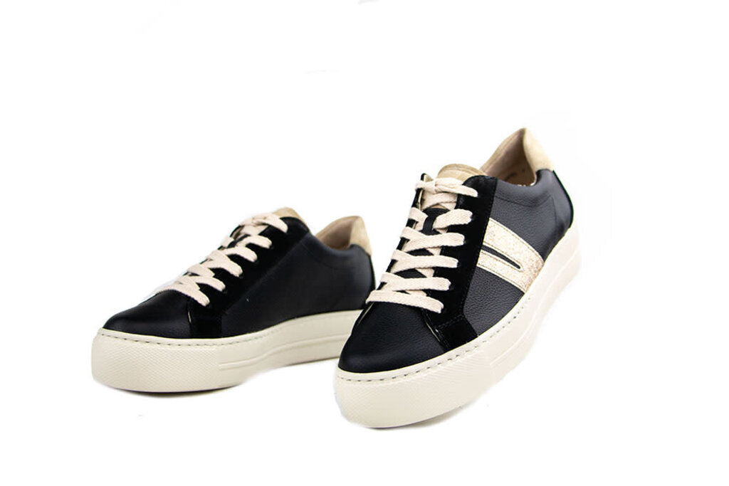 Paul Green Paul Green Sneaker Black Calf Suede