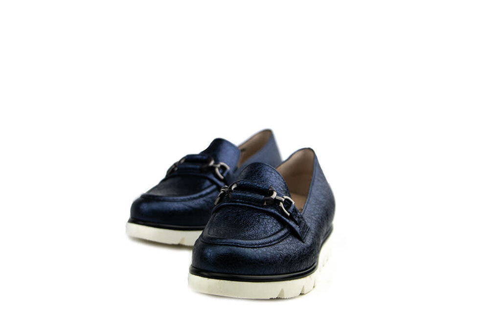 Hassia Hassia Loafer Blue Crinkle