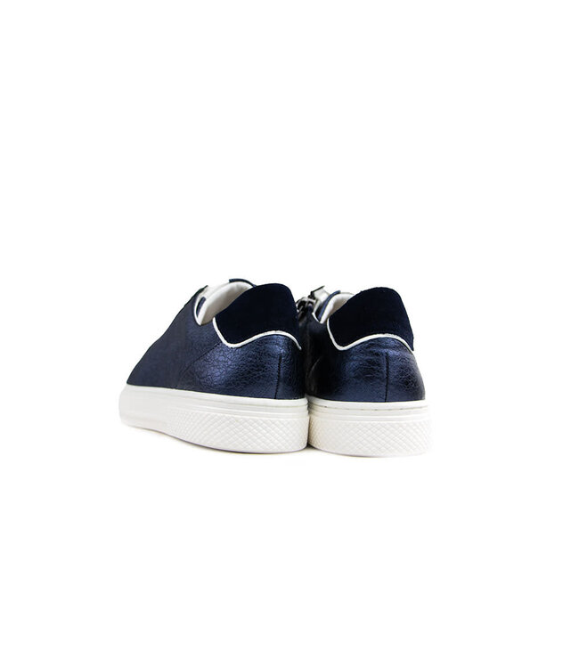 Hassia Sneaker Blue Weiss Crinkle