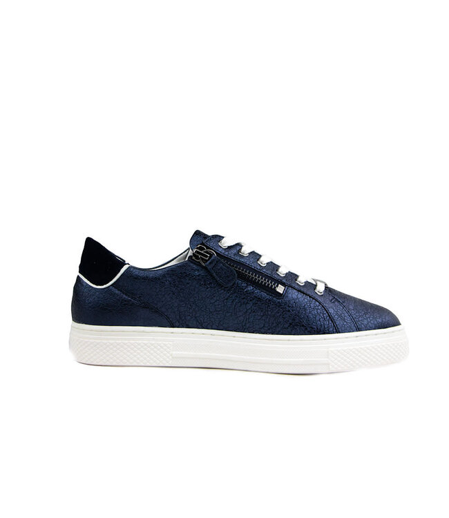 Hassia Sneaker Blue Weiss Crinkle