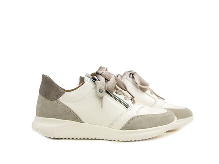 Hartjes Hartjes Sneaker Breeze Beige Velour Nappa G Hartjes Hartjes Sneaker Breeze Beige Velour Nappa G
