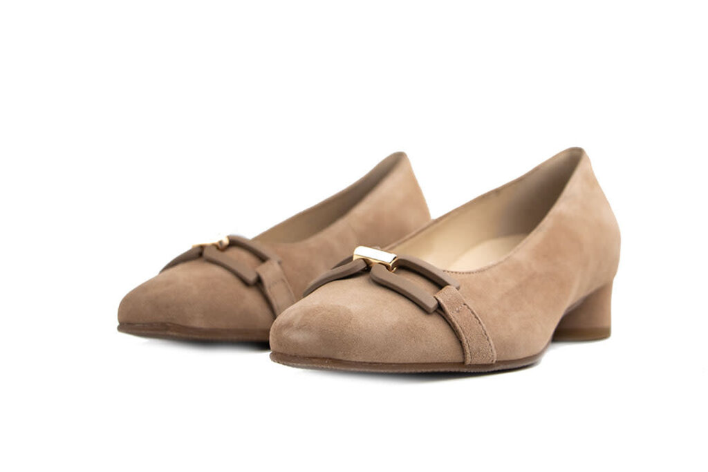 Hassia Hassia Pump Cappuccino Suede Roma