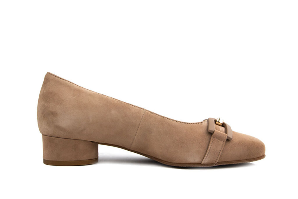 Hassia Hassia Pump Cappuccino Suede Roma