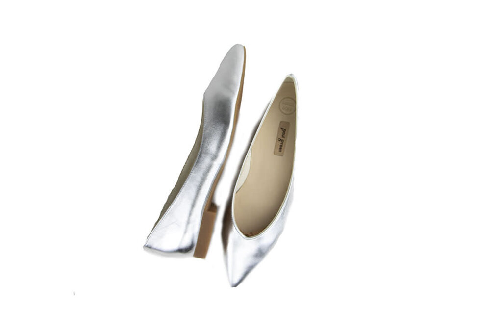 Paul Green Paul Green Ballerina Nappa Metallic Alu Silver