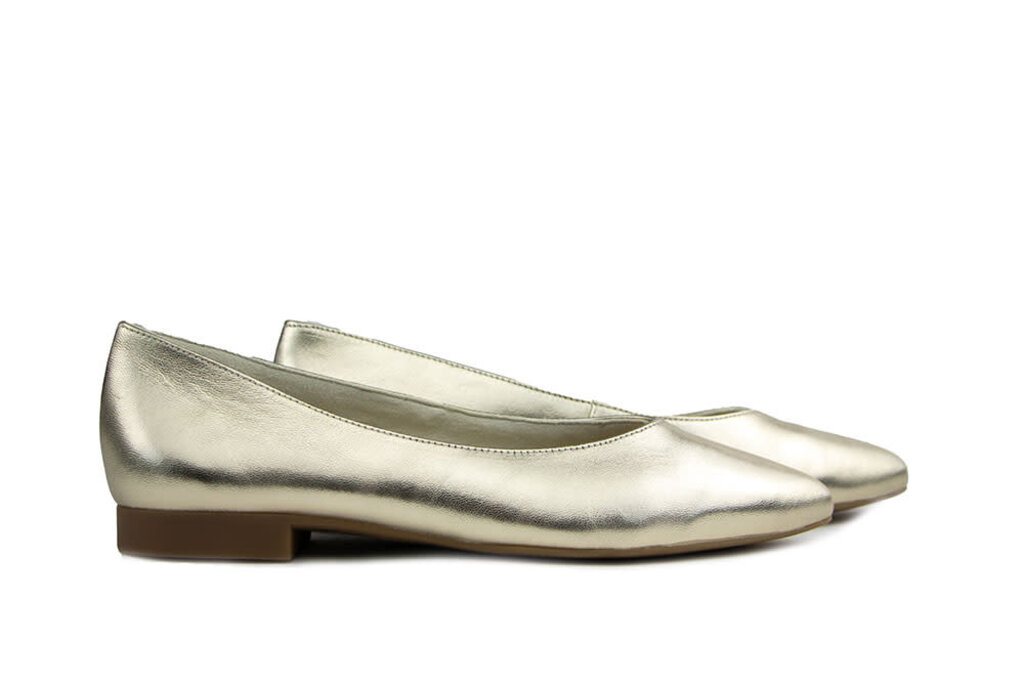 Paul Green Paul Green Ballerina Nappa Metallic Platino