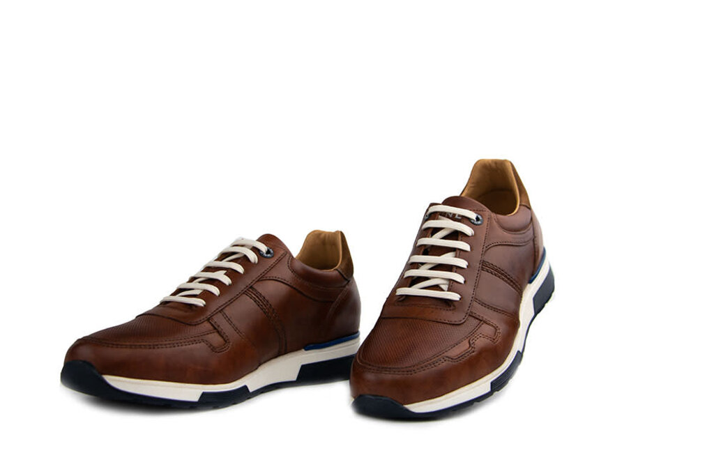 Van Lier Van Lier Sneaker Positano Licht Cognac