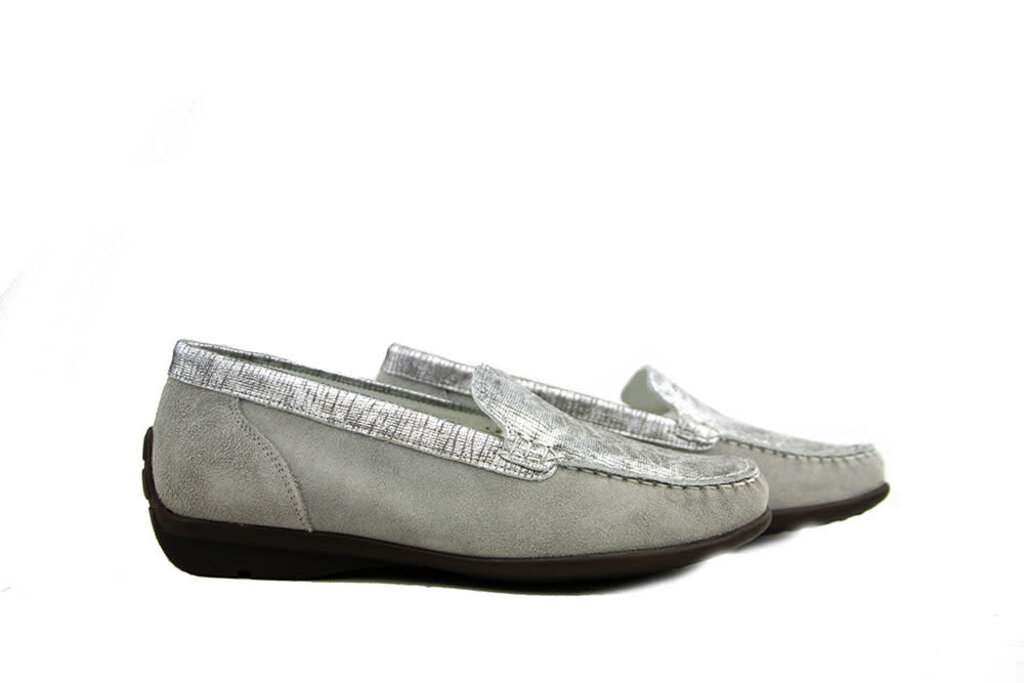 Waldläufer Waldlaufer Loafer Harriet Canapa Grey Silber