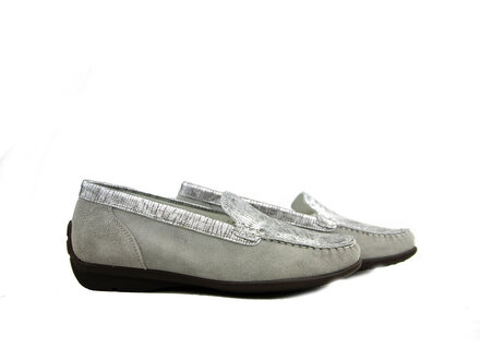 Waldläufer Waldlaufer Loafer Harriet Canapa Grey Silber H Waldläufer Waldlaufer Loafer Harriet Canapa Grey Silber H