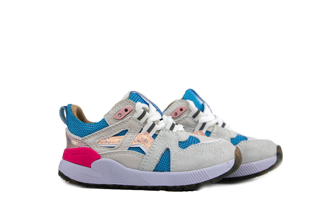 Shoesme Shoesme Sneaker Grey Blue Pink