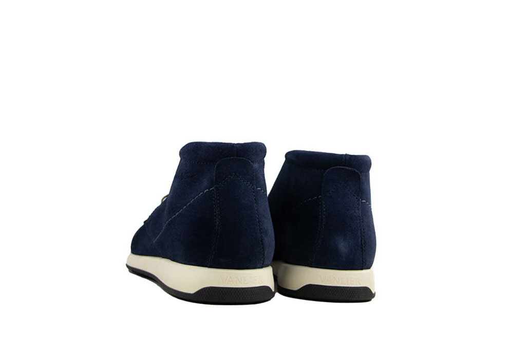 Van Lier Van Lier Hoge Veter Ticino Navy Blauw Suede