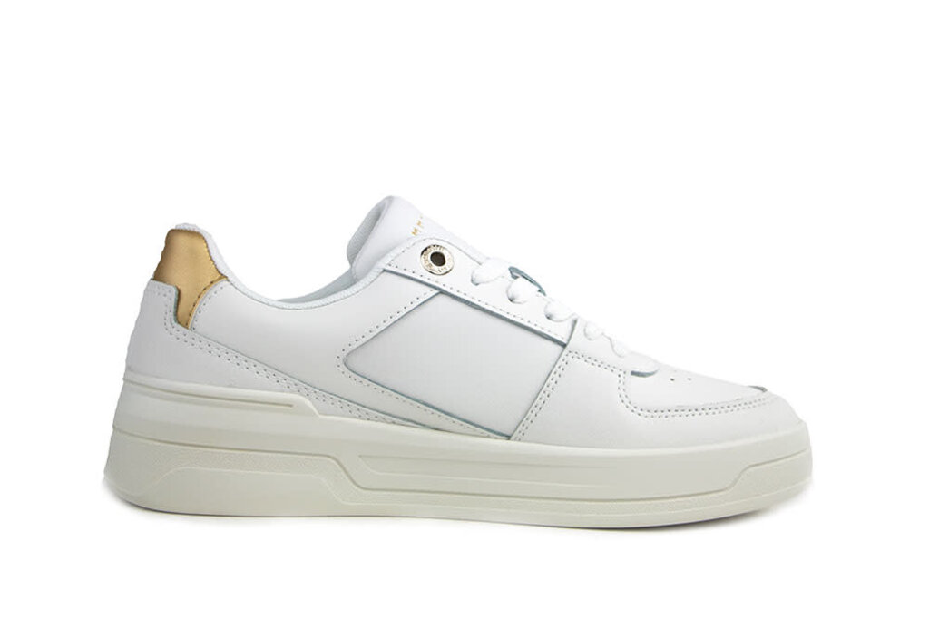 Tommy Hilfiger Tommy Hilfiger Essential Basket Sneaker Gold Ecru