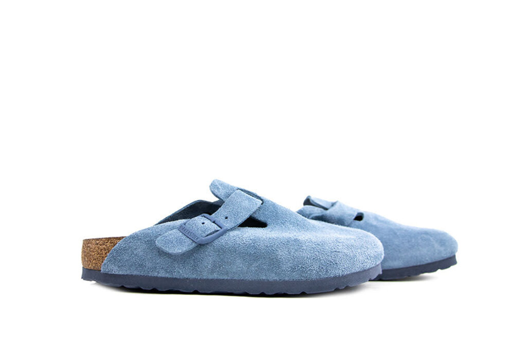 Birkenstock Birkenstock Boston Suede Elemental Blue