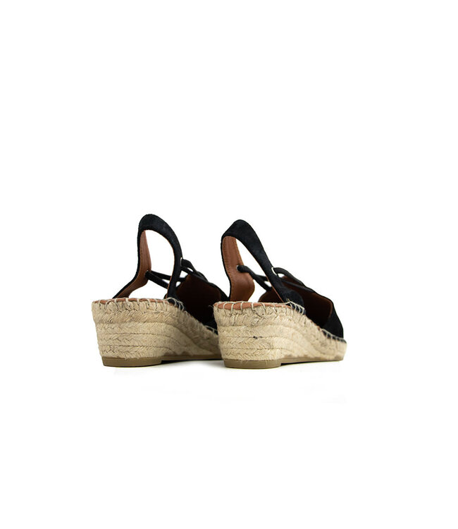 Viguera Espadrille Vitelo Negro