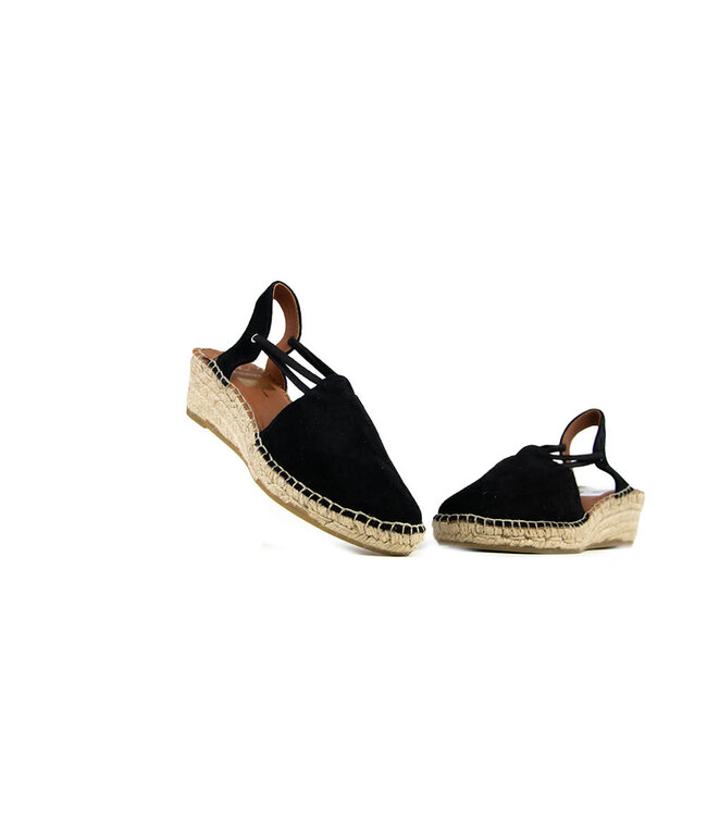 Viguera Espadrille Vitelo Negro