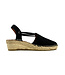 Viguera Espadrille Vitelo Negro