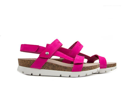 Panama Jack Panama Jack Sandaal Selma B11 Fuchsia Nubuck Panama Jack Panama Jack Sandaal Selma B11 Fuchsia Nubuck