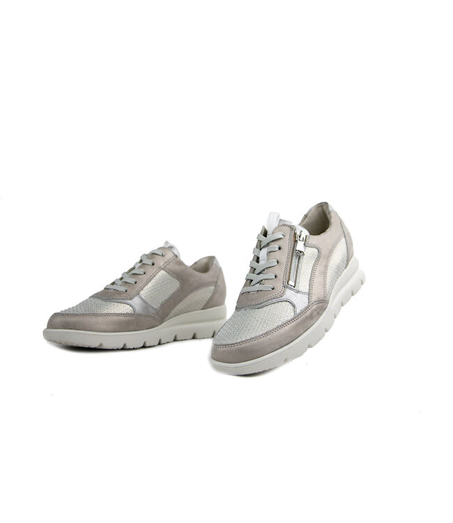 Waldlaufer Sneaker Bruni Stein Platin Taupe