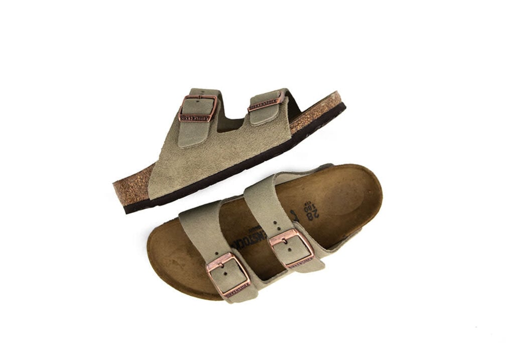 Birkenstock Birkenstock Arizona Taupe Suede Narrow