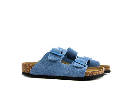 Birkenstock Birkenstock Arizona Elemental Blue Suede Narrow Birkenstock Birkenstock Arizona Elemental Blue Suede Narrow