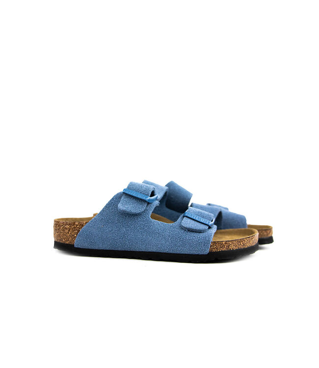 Birkenstock Arizona Elemental Blue Suede Narrow