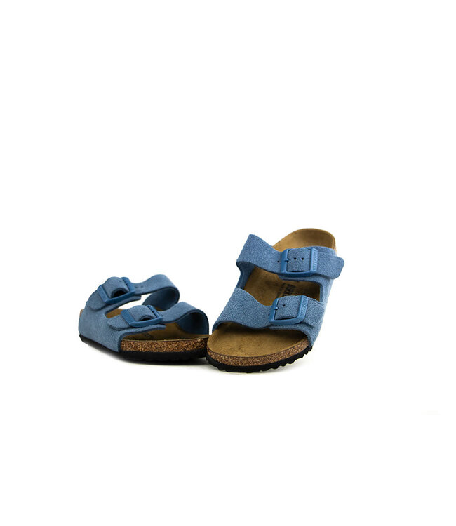 Birkenstock Arizona Elemental Blue Suede Narrow