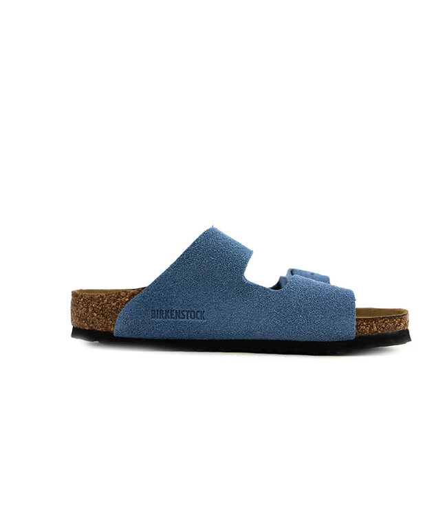 Birkenstock Arizona Elemental Blue Suede Narrow
