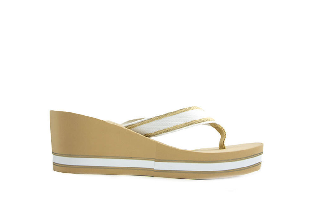 Tommy Hilfiger Tommy Hilfiger Wedge Beach Sandal Harvest Wheat