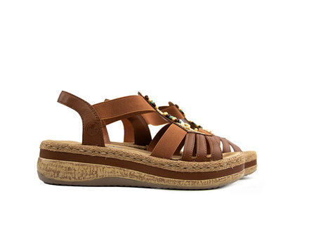 Rieker Rieker Sandaal Eagle Brown Cayenne Rieker Rieker Sandaal Eagle Brown Cayenne