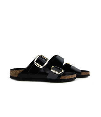 Birkenstock Birkenstock Arizona Leather Patent High Shine Black Narrow