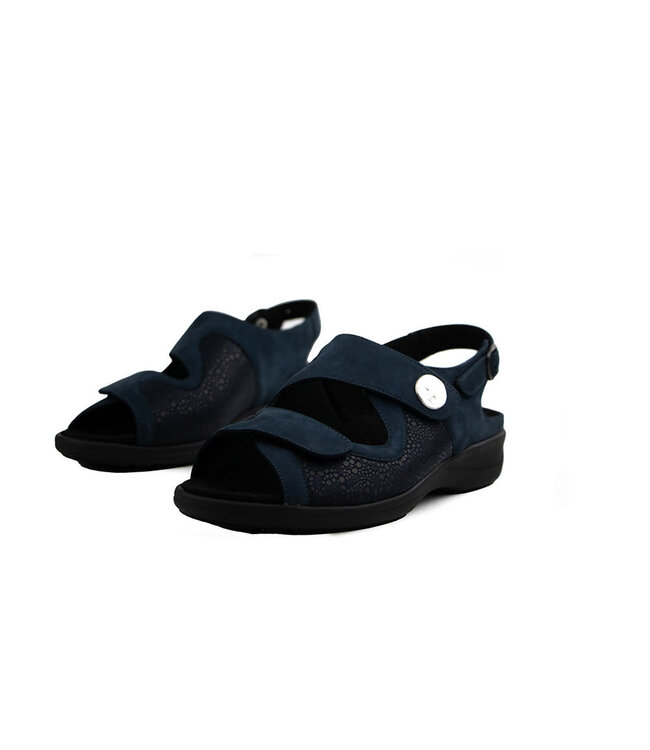 Solidus Sandaal Lia Ocean Nightblue Bubble Flex