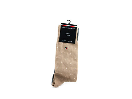 Tommy Hilfiger Tommy Hilfiger Sock Dot Beige