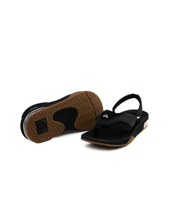 Reef Little Fanning Black Silver