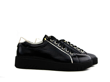 Waldläufer Waldlaufer Sneaker Yuna Schwarz Gold H Waldläufer Waldlaufer Sneaker Yuna Schwarz Gold H