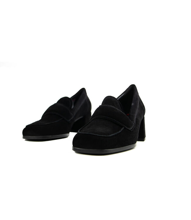 Hogl Pump Schwarz Casual Velour