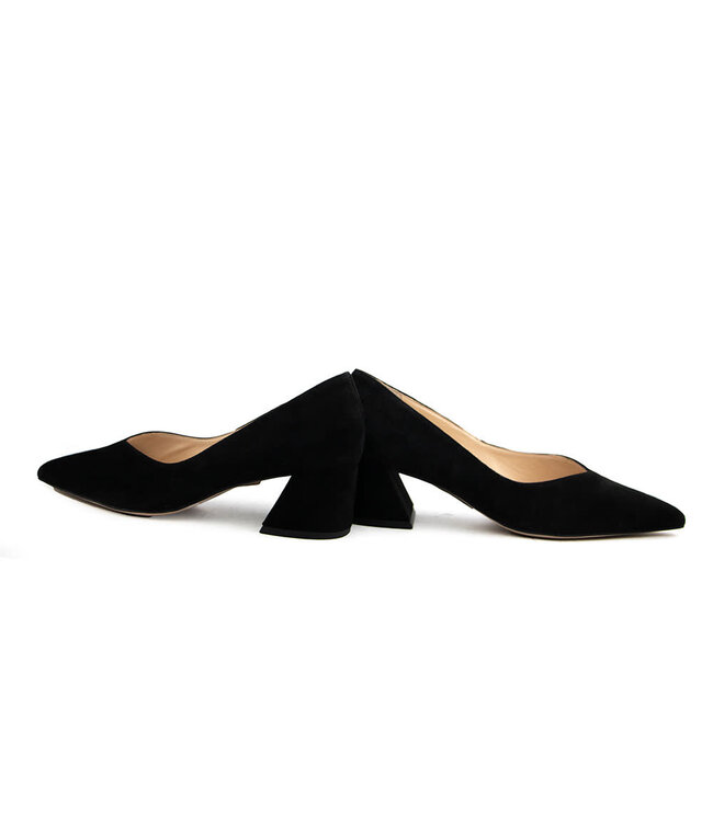 Hogl Pump Schwarz Samtkid