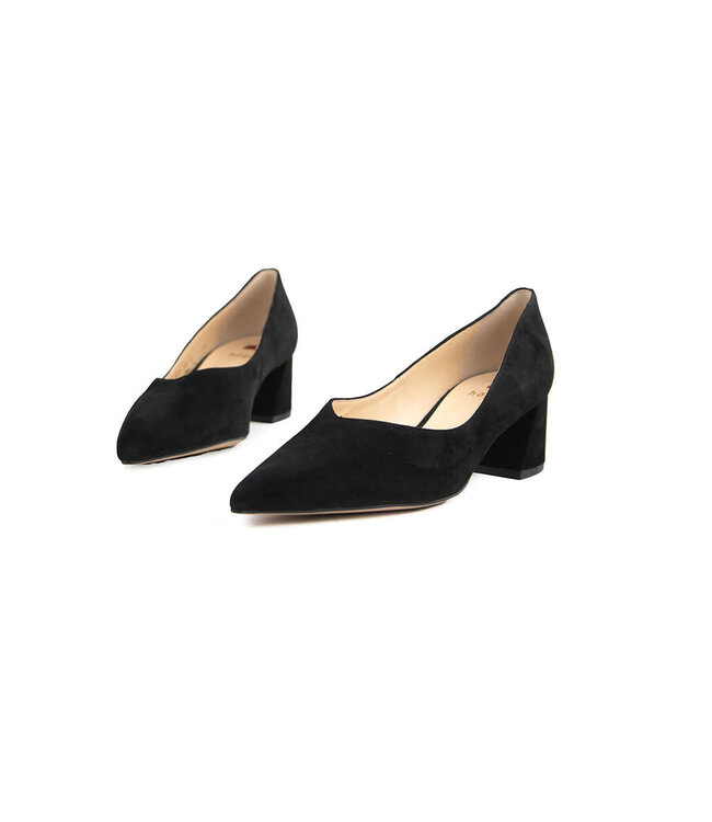 Hogl Pump Schwarz Samtkid